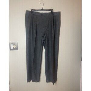 Loro Piana Pants Men 36x27 Super 130s Four Seasons Wool Pleated Cuffed Trousers